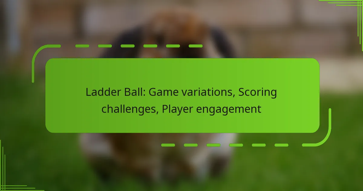 Ladder Ball: Game variations, Scoring challenges, Player engagement