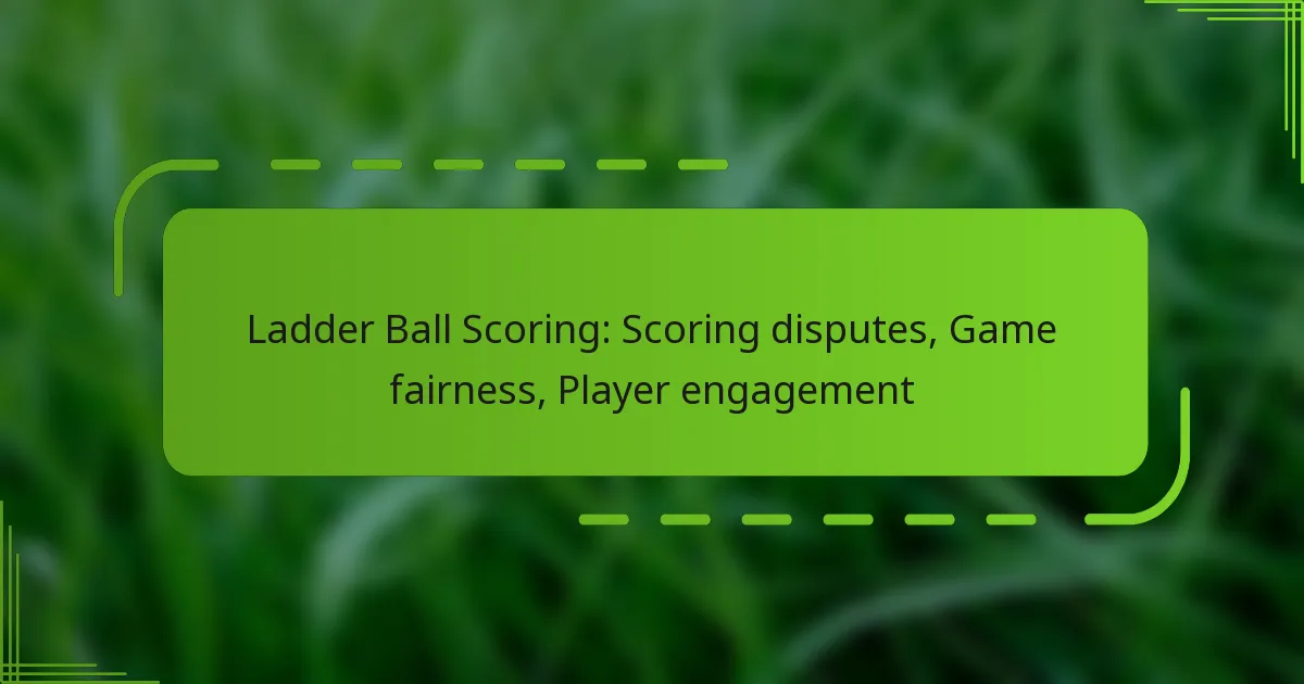 Ladder Ball Scoring: Scoring disputes, Game fairness, Player engagement