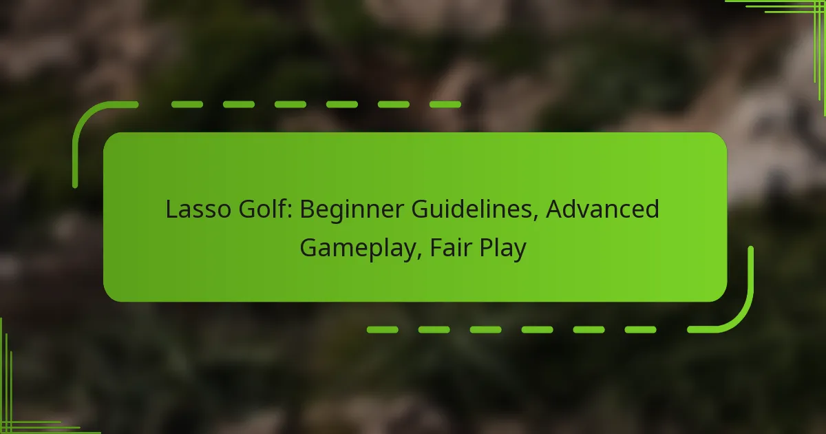 Lasso Golf: Beginner Guidelines, Advanced Gameplay, Fair Play